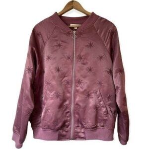Ballet Core Honey Punch Silky Cardigan Jacket Mauve Women’s Size Medium Spring